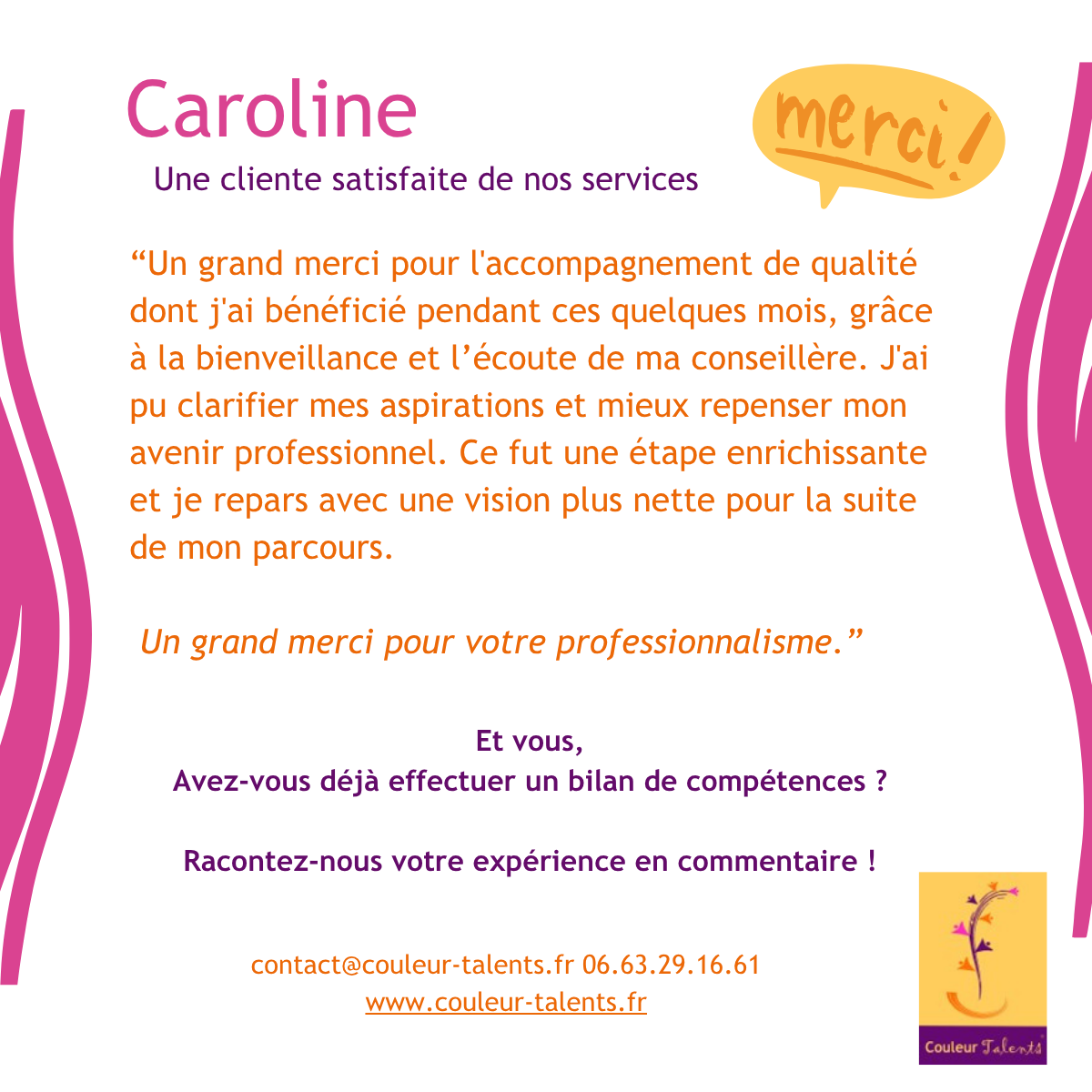 Avis Caroline Morillon